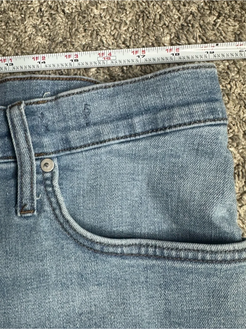 Madewell The Mid-Rise Perfect Vintage Jeans 33 16 plus straight leg medium wash - Picture 10 of 12